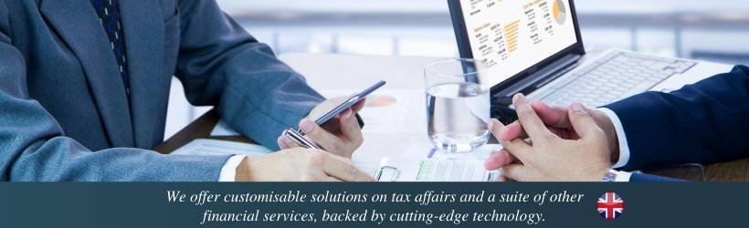 We offer customisable solutions on tax affairs and a suite of other financial services, backed by cutting-edge technology. We offer customisable solutions on tax affairs and a suite of other financial services, backed by cutting-edge technology.