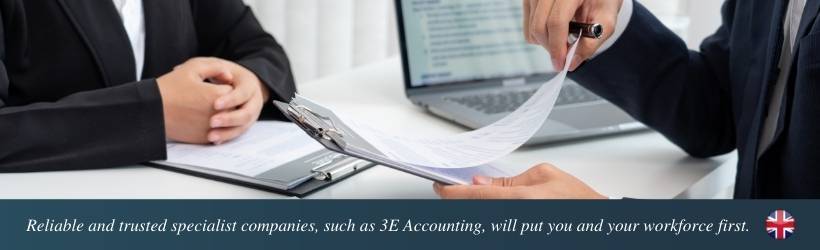 Reliable and trusted specialist companies, such as 3E Accounting, will put you and your workforce first. Reliable and trusted specialist companies, such as 3E Accounting, will put you and your workforce first.